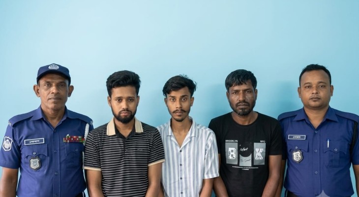 তিন মাদকসেবীর কারাদণ্ড