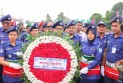 জেলা পুলিশের শ্রদ্ধাঞ্জলি