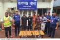রূপগঞ্জে ধারালো অস্ত্রসহ পাঁচ ডাকাত গ্রেফতার