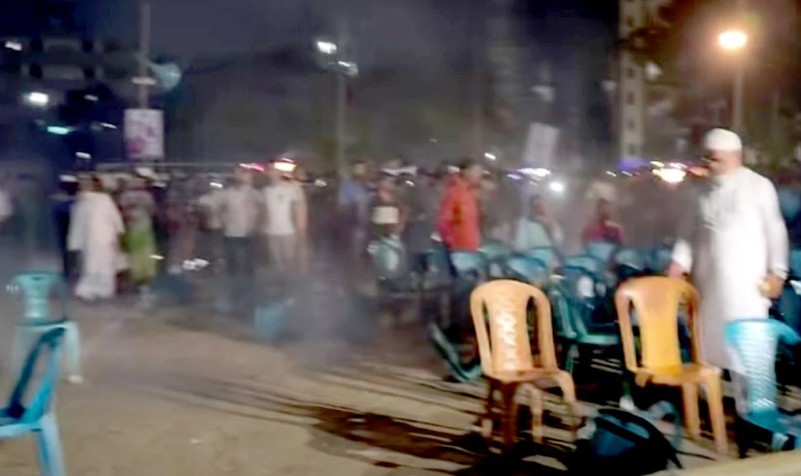 এনসিপির সমাবেশে বোমা বিস্ফোরণ