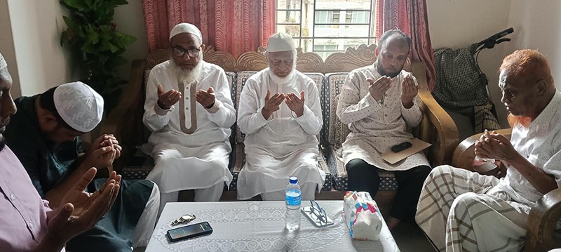 অসুস্থ মোস্তাকিম চৌধুরীর পাশে মহানগরী জামায়াতের নেতৃবৃন্দ