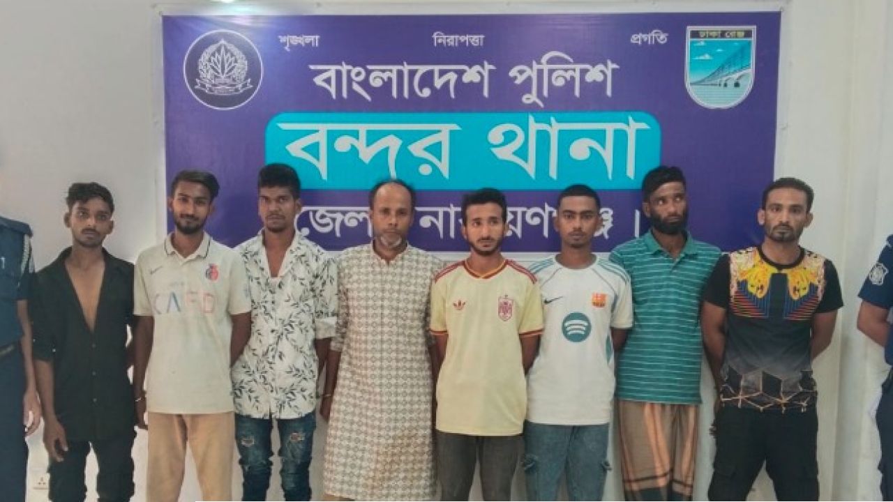 মাদকসেবী ও পরোয়ানাভুক্তসহ গ্রেপ্তার ৮