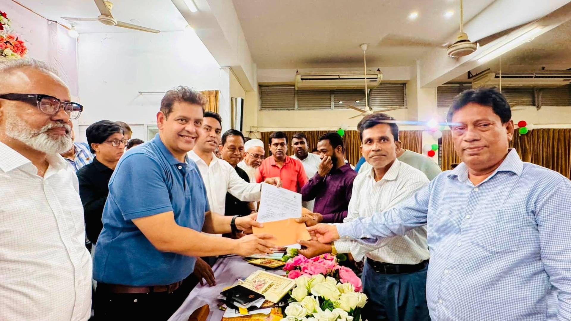 দুর্গাপূজা উপলক্ষে মতবিনিময় সভা